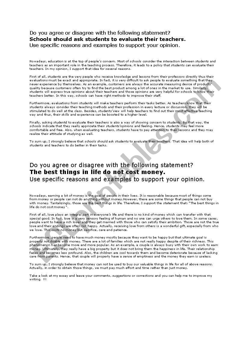 passive worksheet