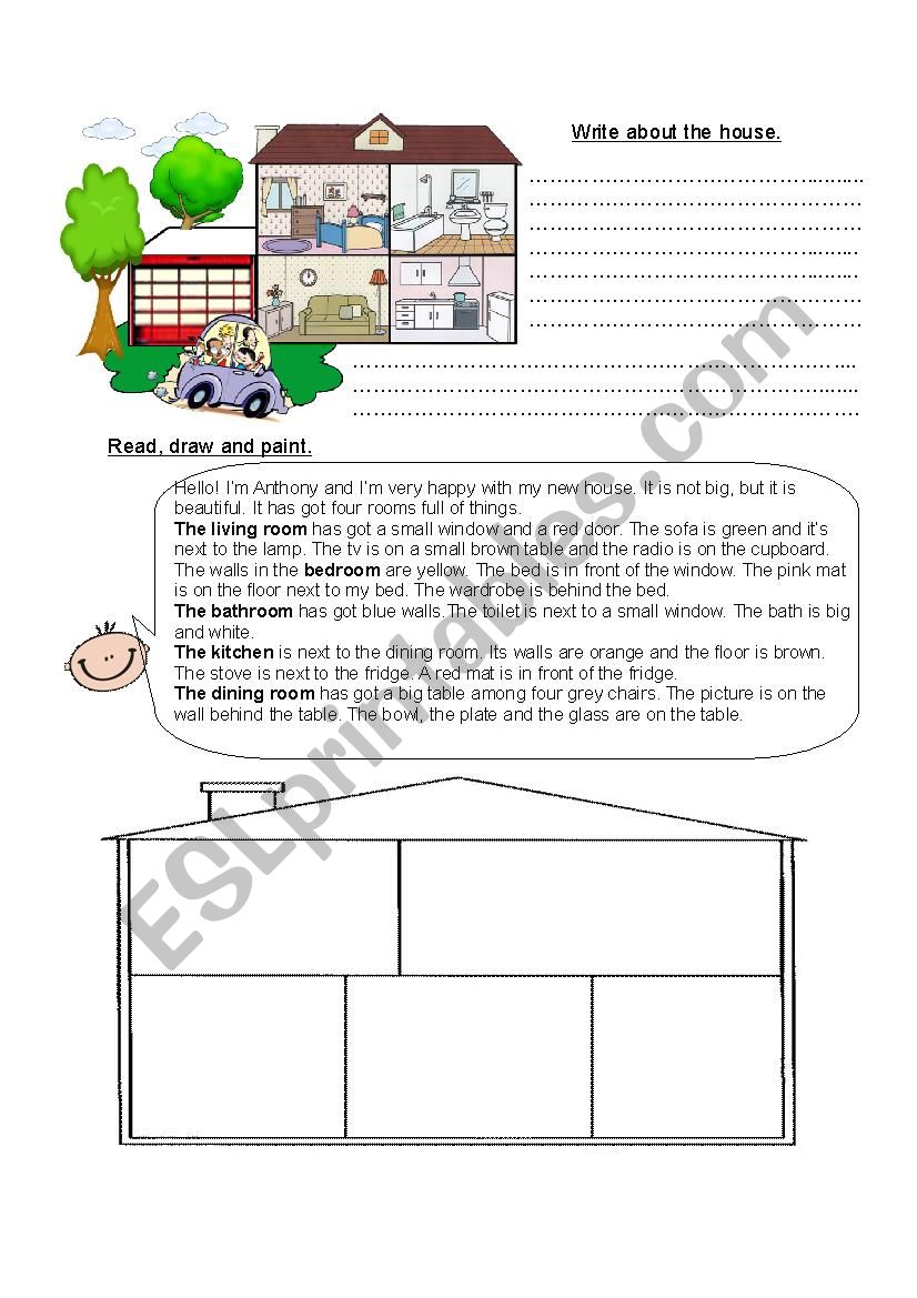 page 3 describing home worksheet