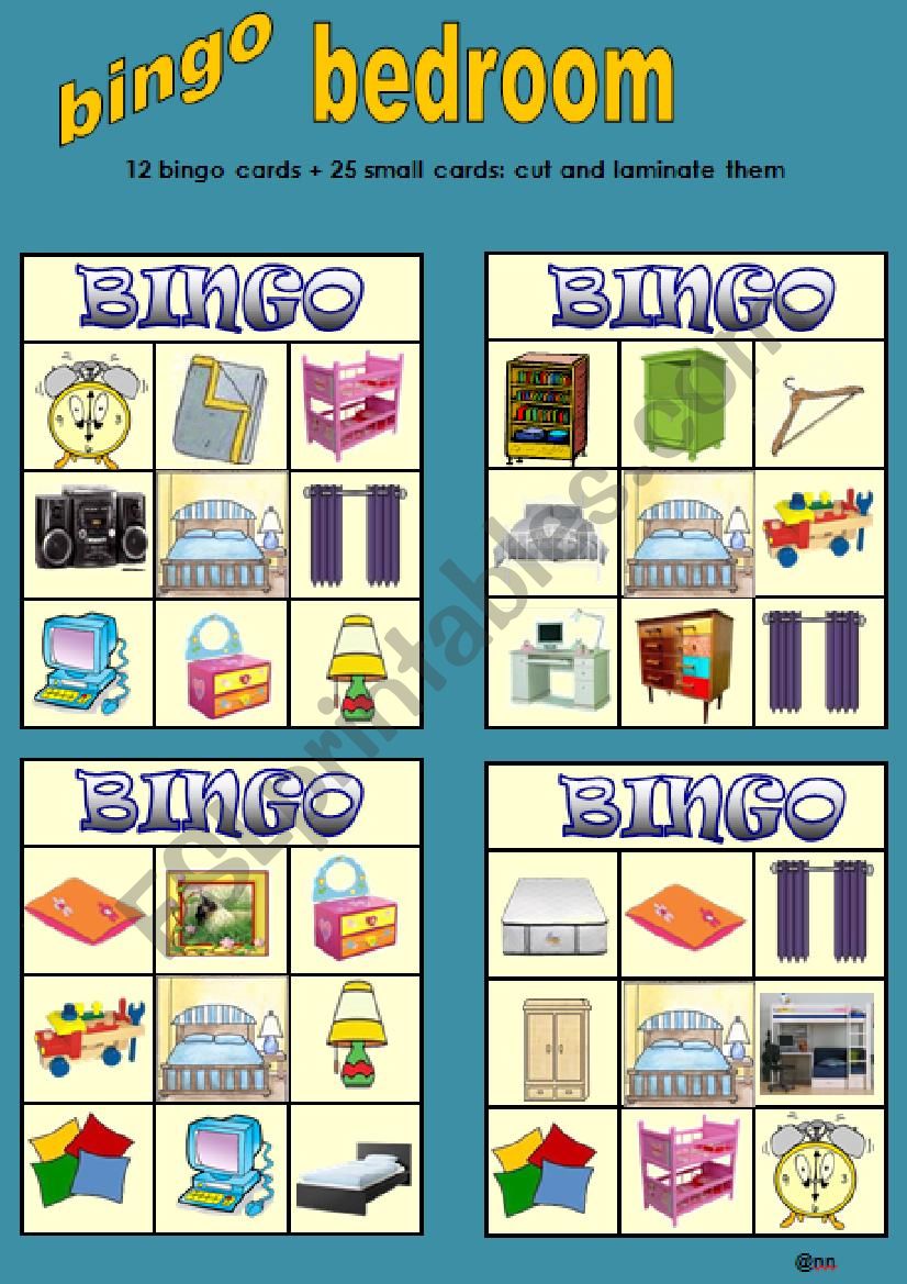 BINGO GAME BEDROOM PART 1 of 2