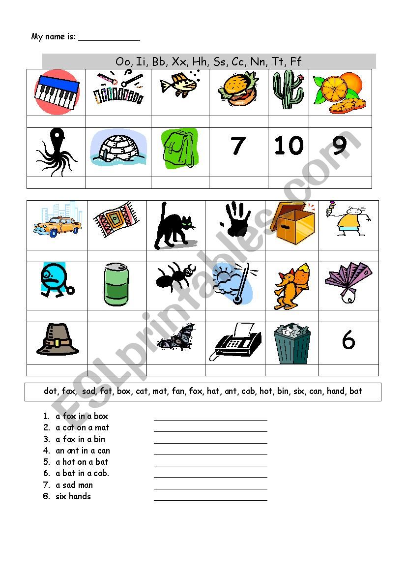 Abcs Practice with pics worksheet