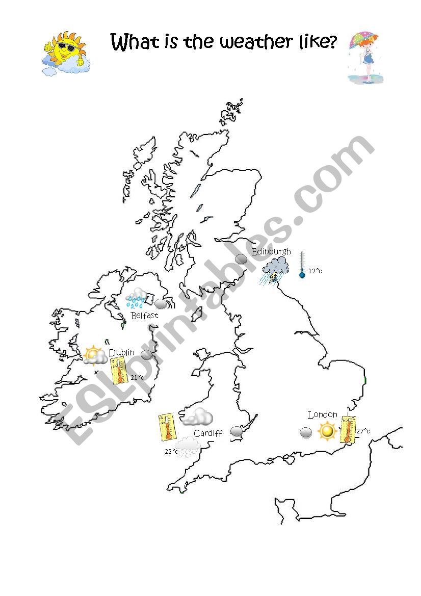 Weather forecast worksheet