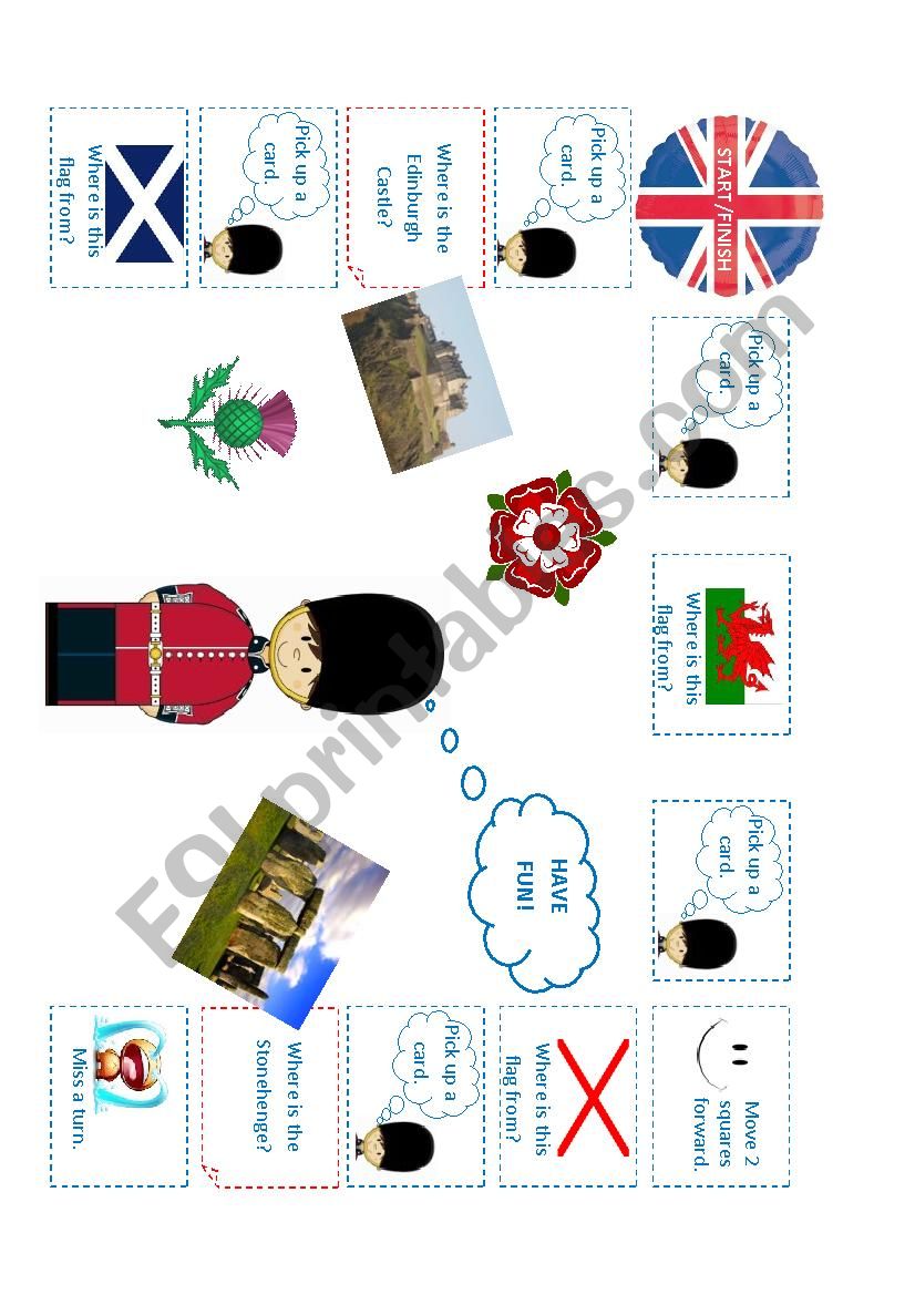 United Kingdom Board Game (board)