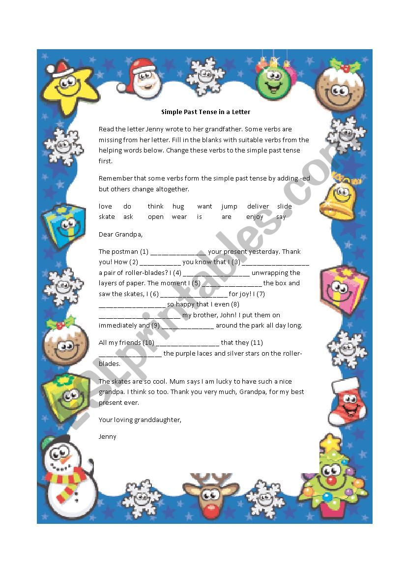 Simple Past Tense worksheet