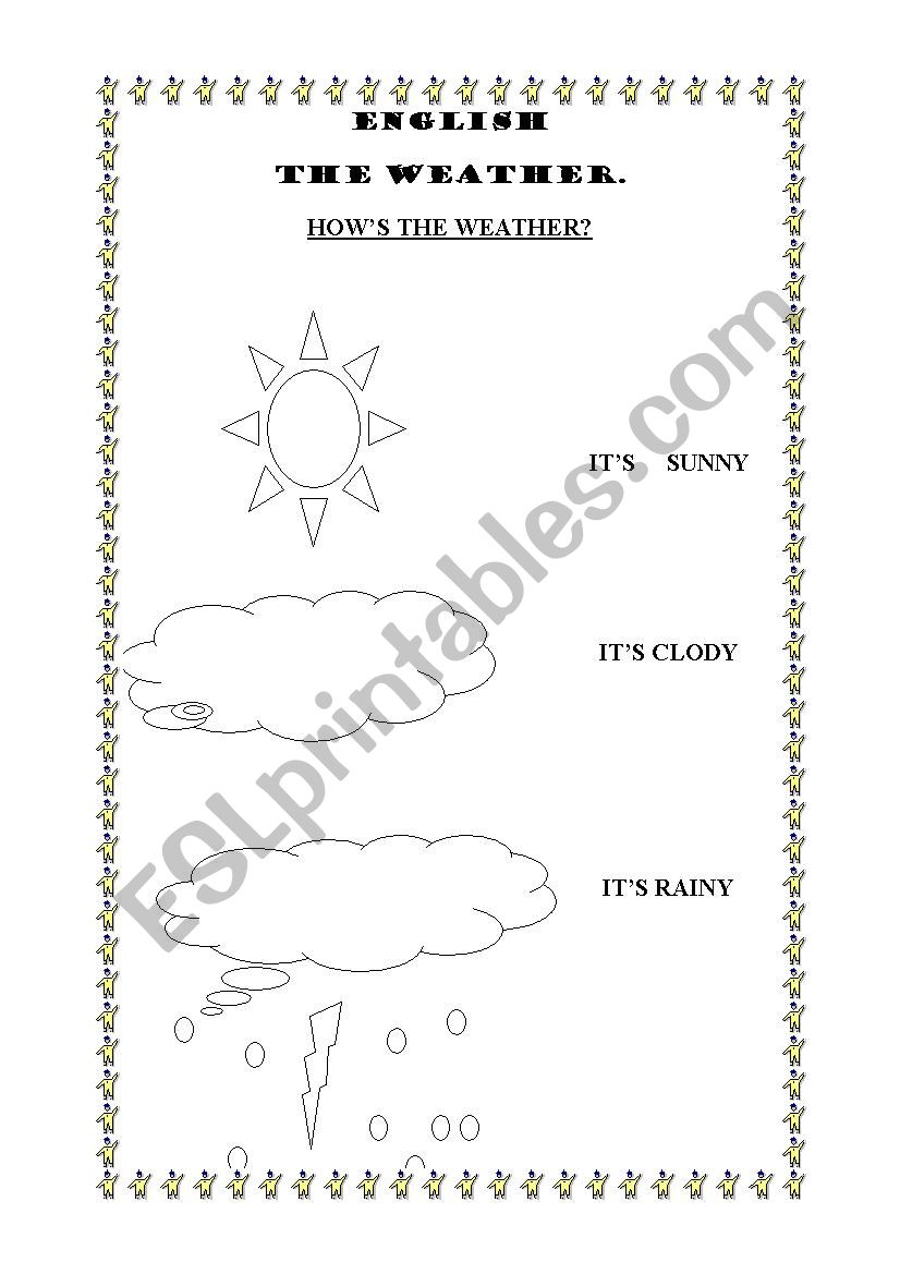 The weather worksheet