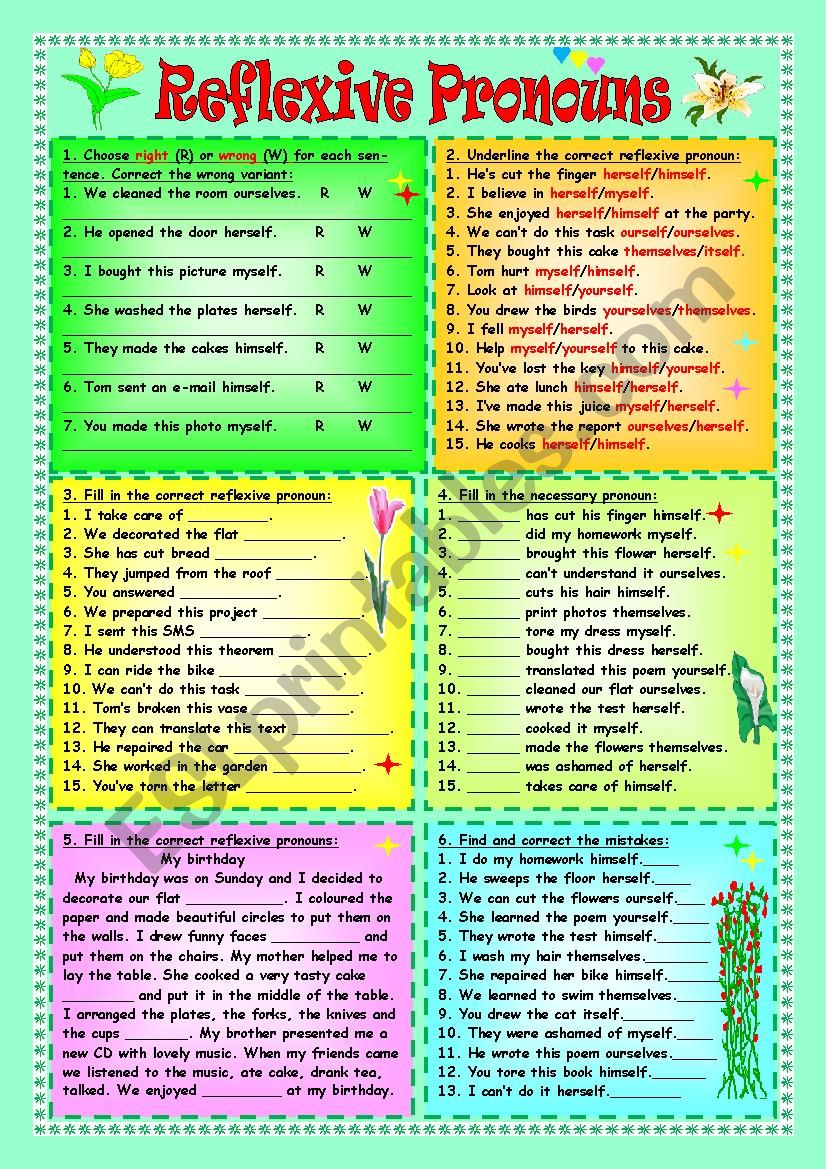 reflexive-pronouns-esl-worksheet-by-tmk939