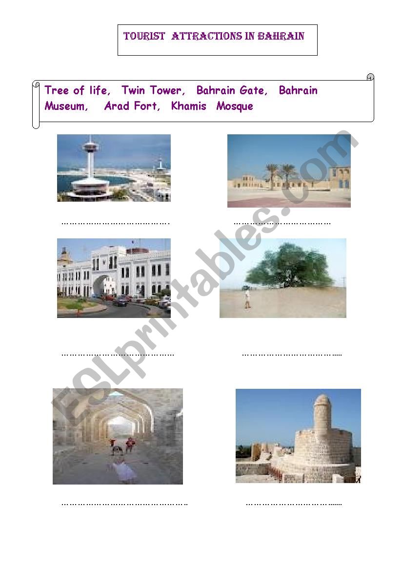 Touristic Attractions in Bahrain