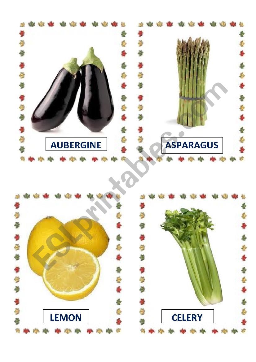 VEGETABLES PART-5 worksheet