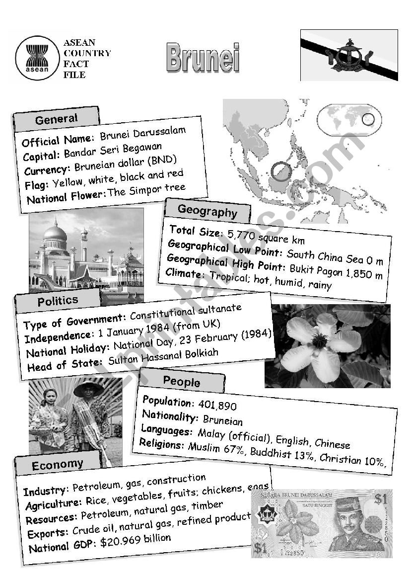 ASEAN countries fact file - Brunei