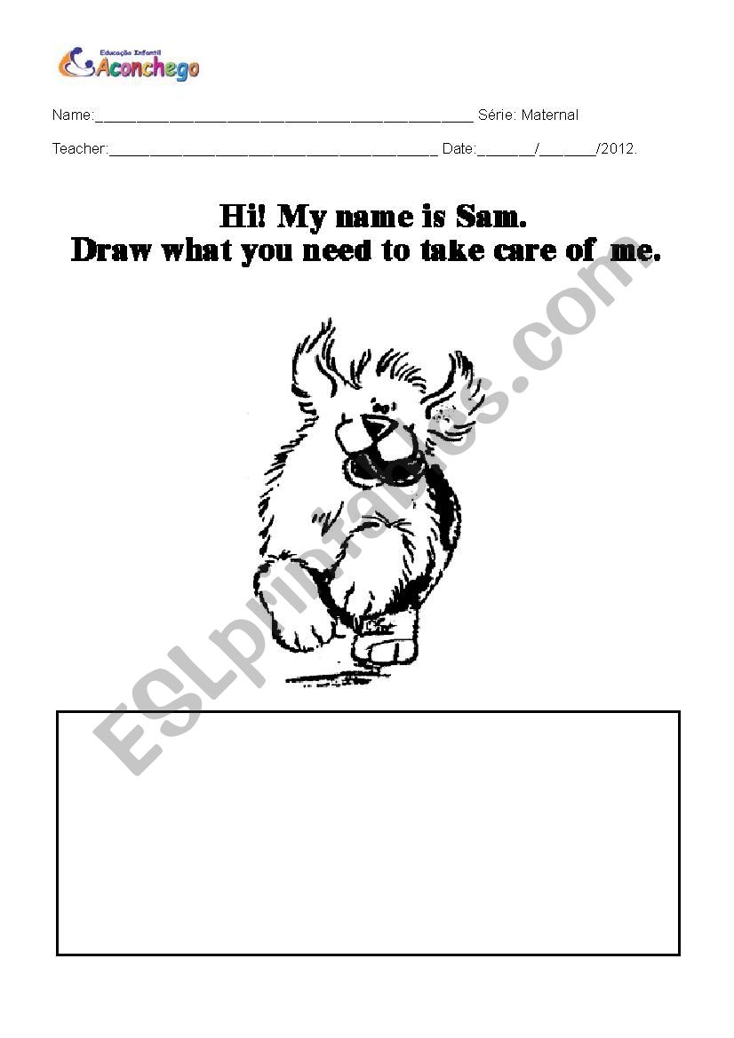 MY PETS worksheet