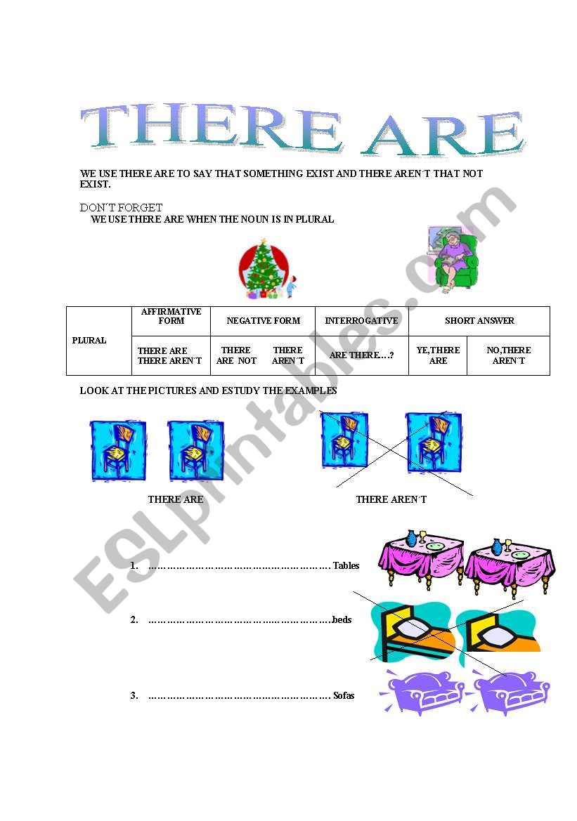 THERE ARE worksheet