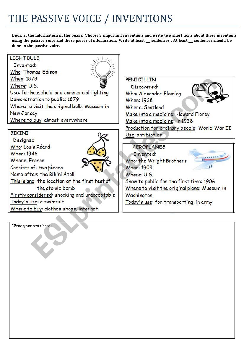 The passive voice / inventions