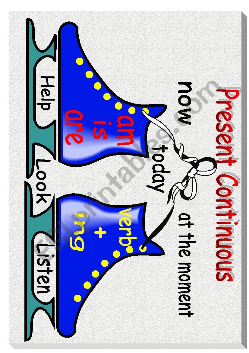 present continuous worksheet