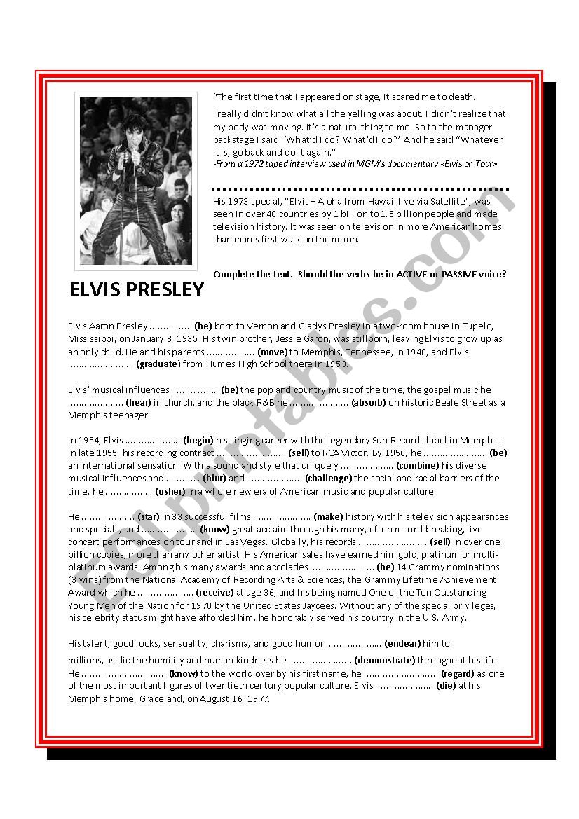 Реферат: Elvis The King Essay Research Paper Elvis