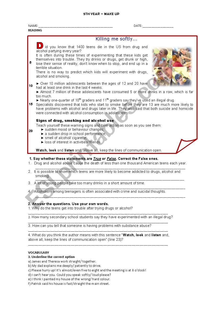 new headway units 5 and 6 worksheet