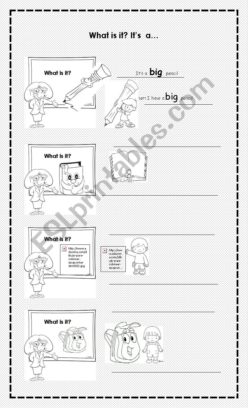 what is it?  worksheet