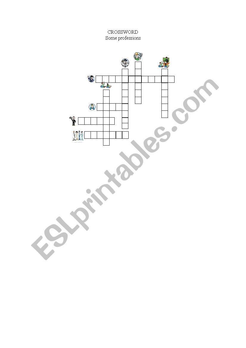 crossword worksheet