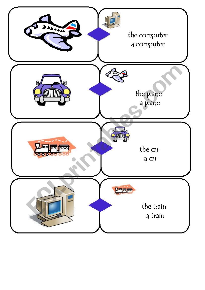 General Vocabulary Dominoes 1/3