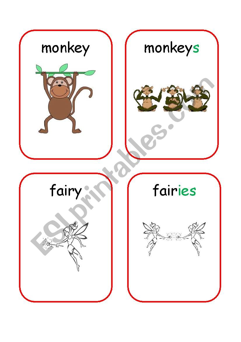 Plurals 4 worksheet