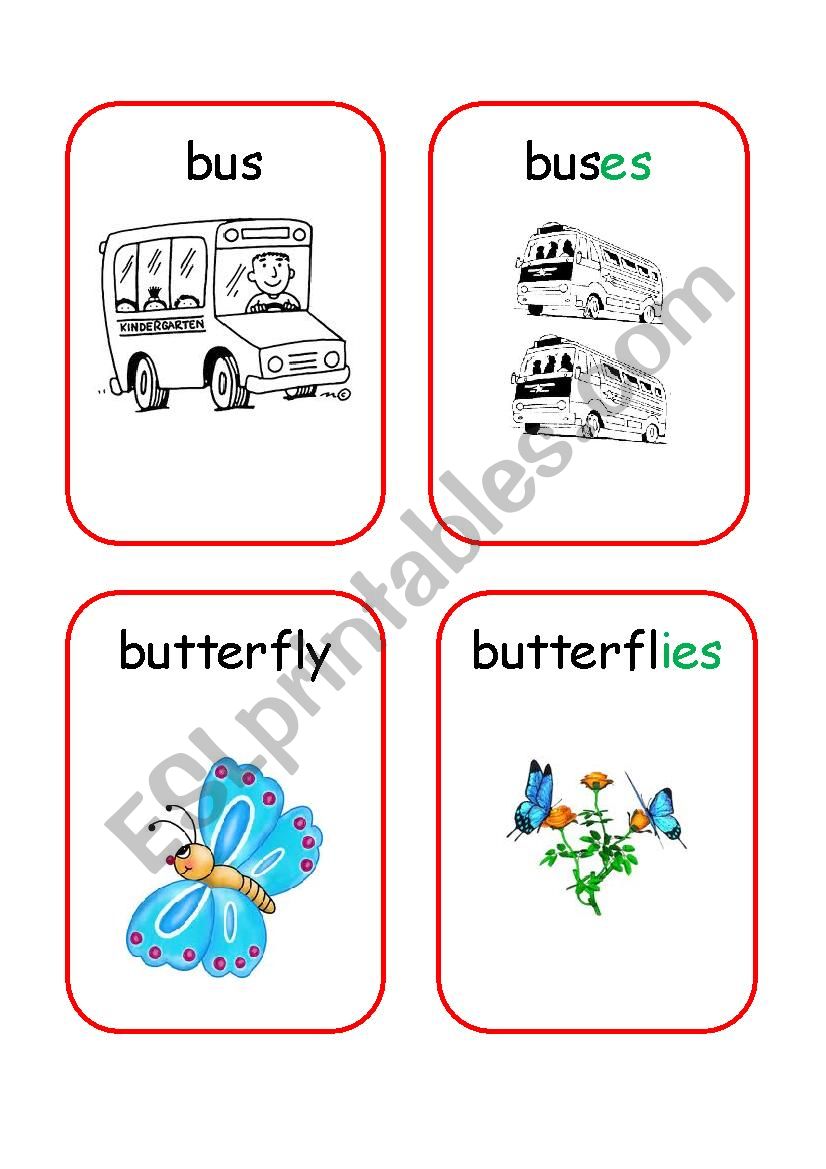 Plurals 5 worksheet