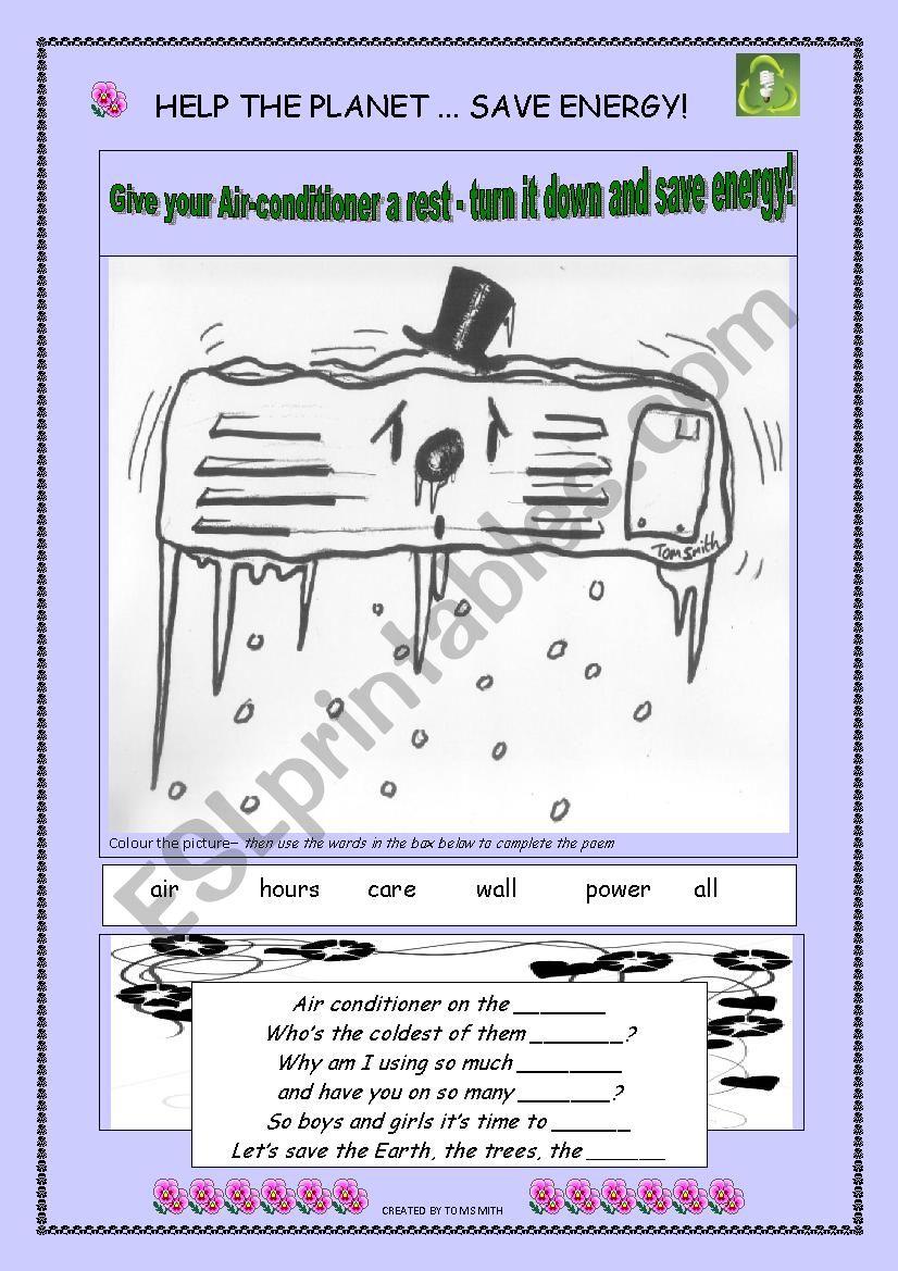 Help the planet 2 worksheet
