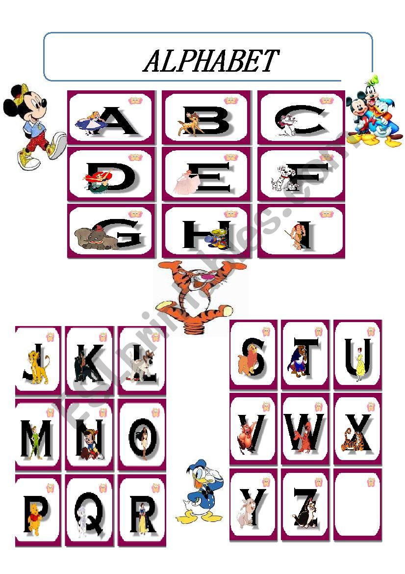 Alphabet worksheet