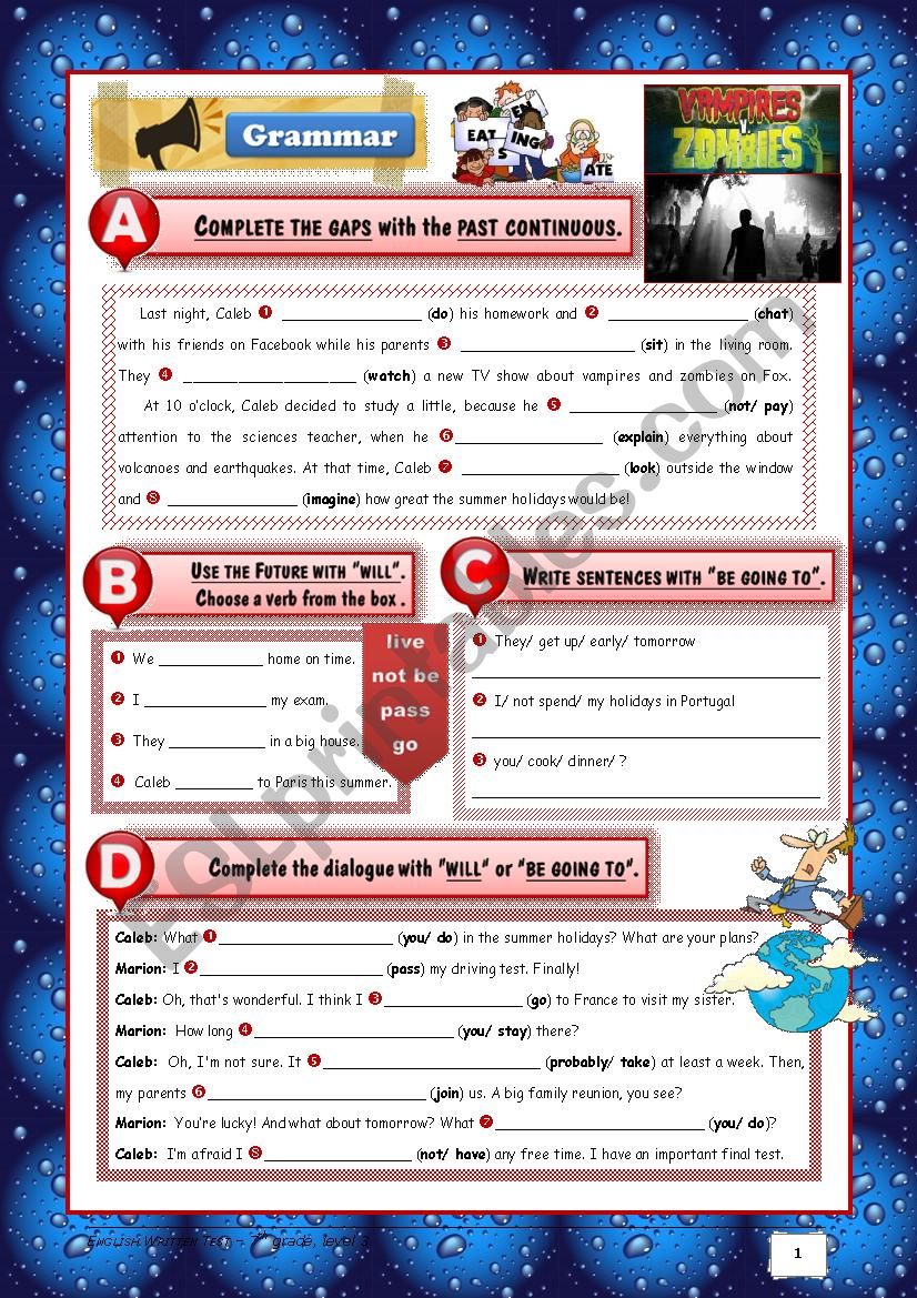 TEST The House+Holidays (7th grade) 4/4 + correction