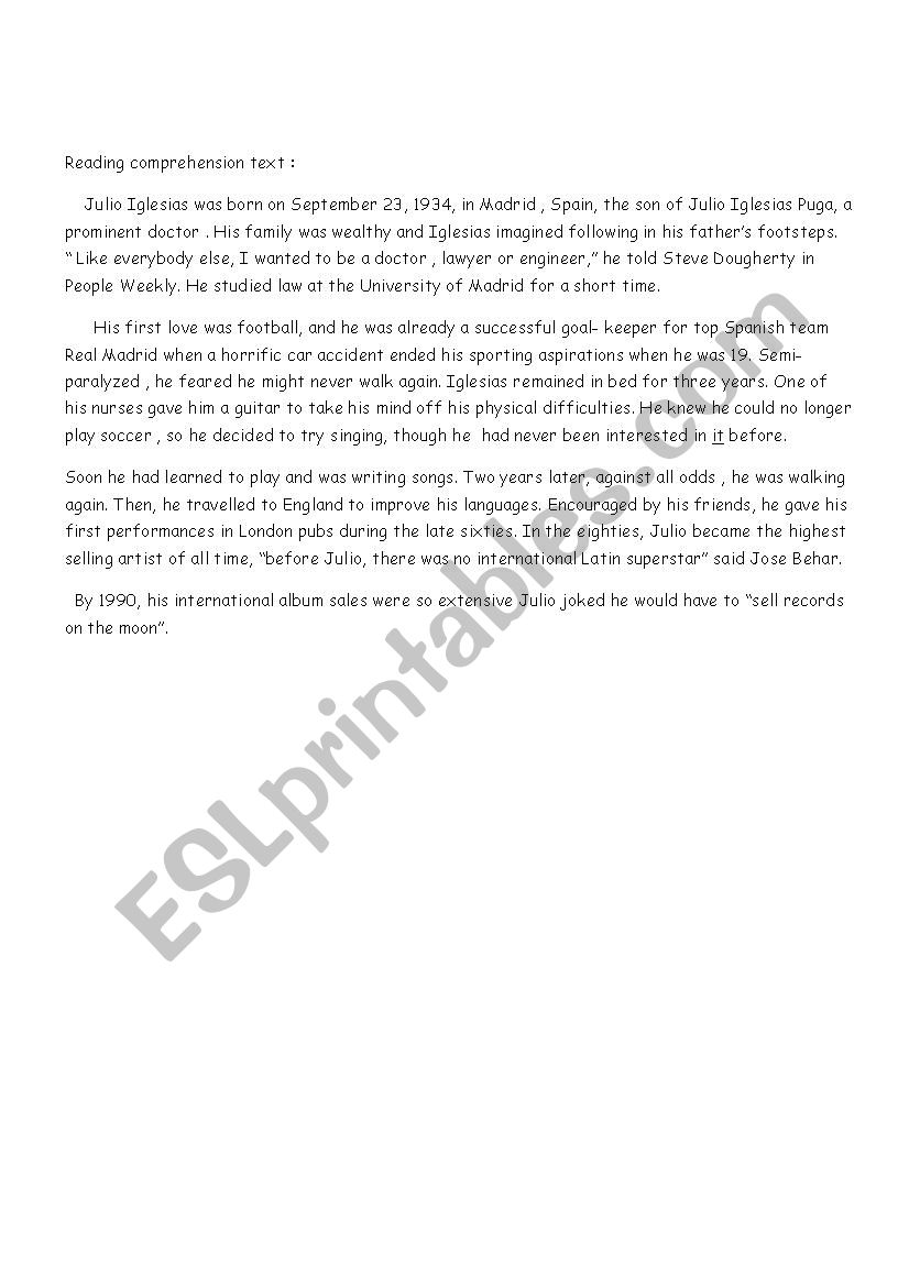 main test 3 9th grade worksheet