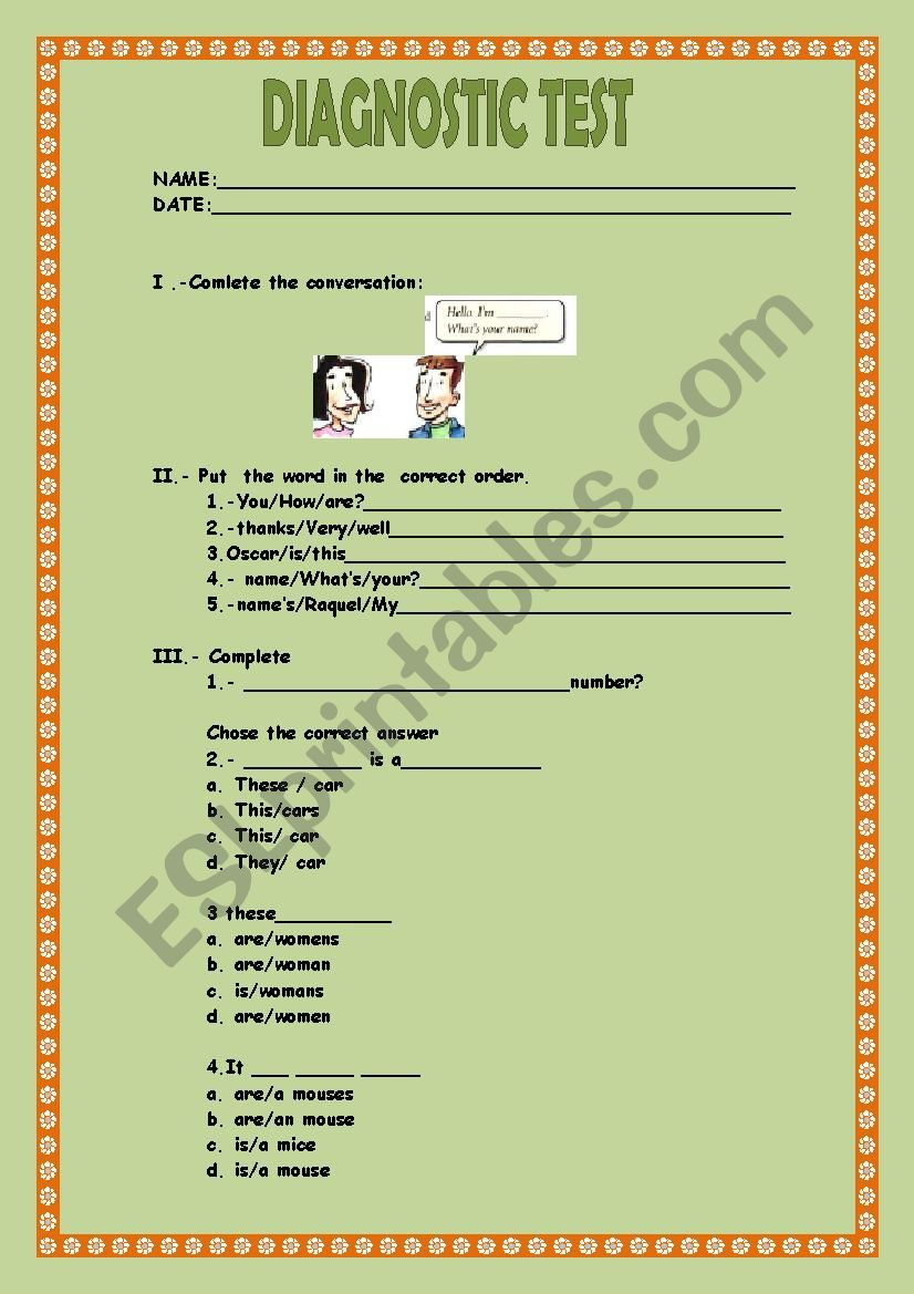 REVIEW THE BASIC ENGLISH 1 worksheet