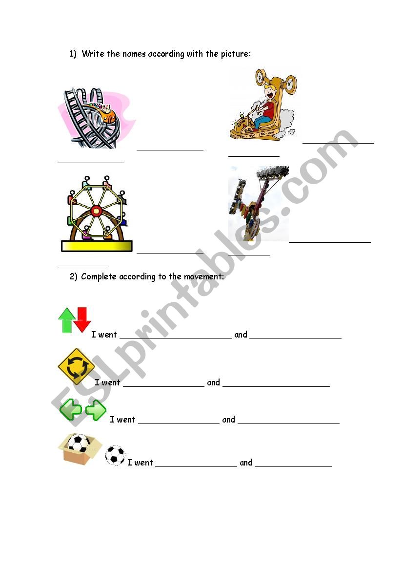 prepositions worksheet