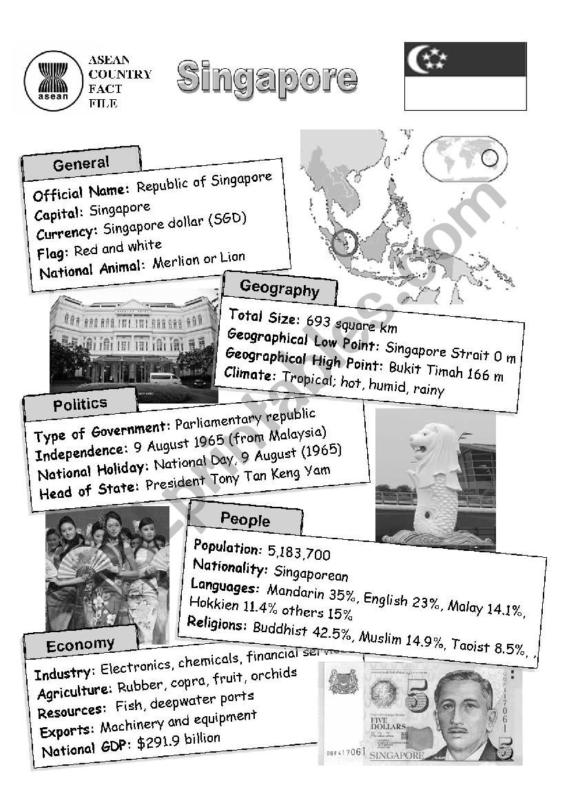 ASEAN nations fact file - Singapore