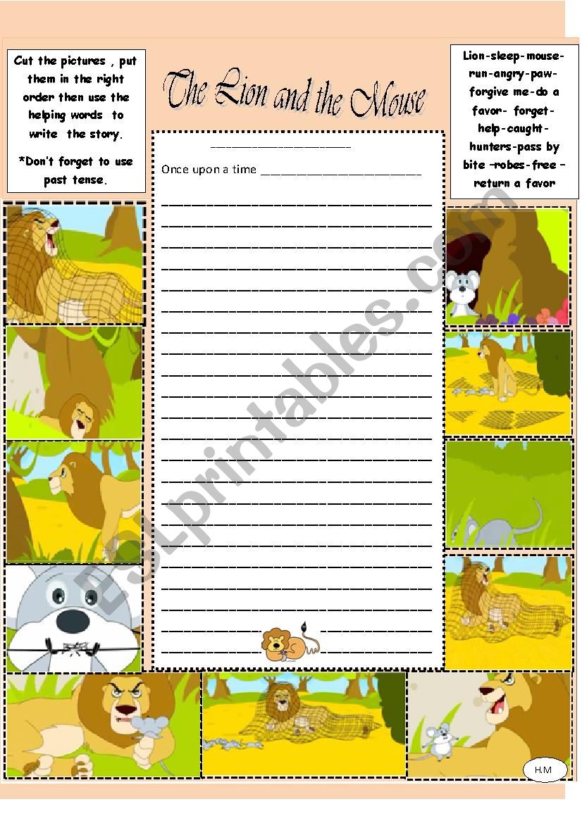 story writing worksheet