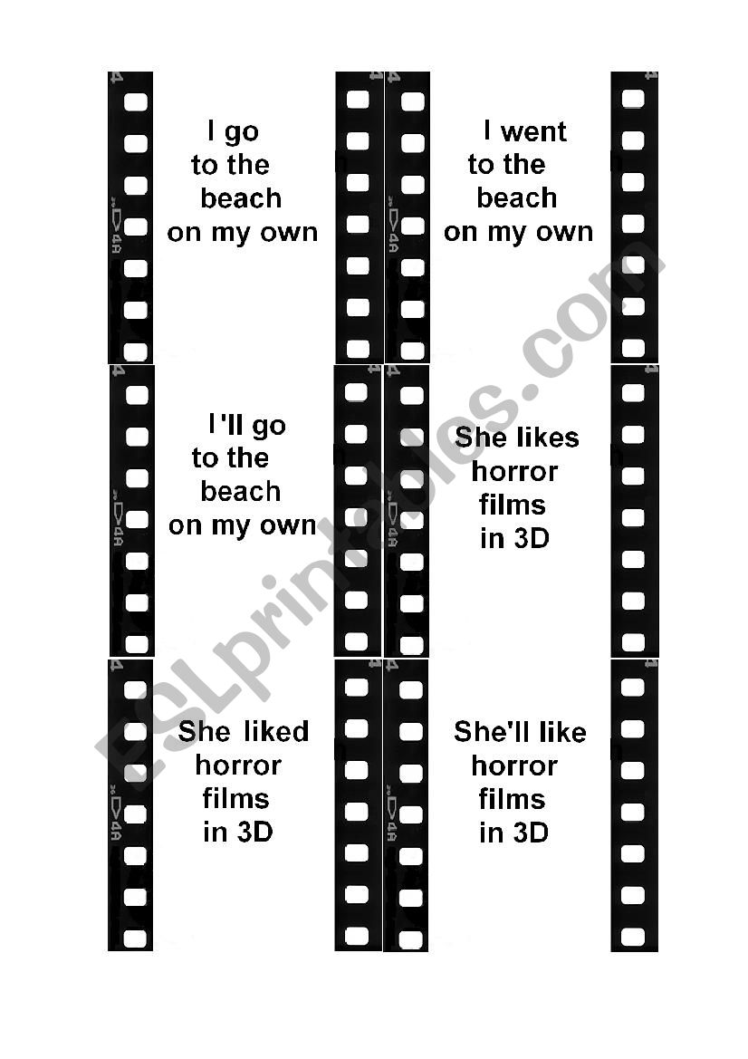 All Simple Tenses Game part 1/6