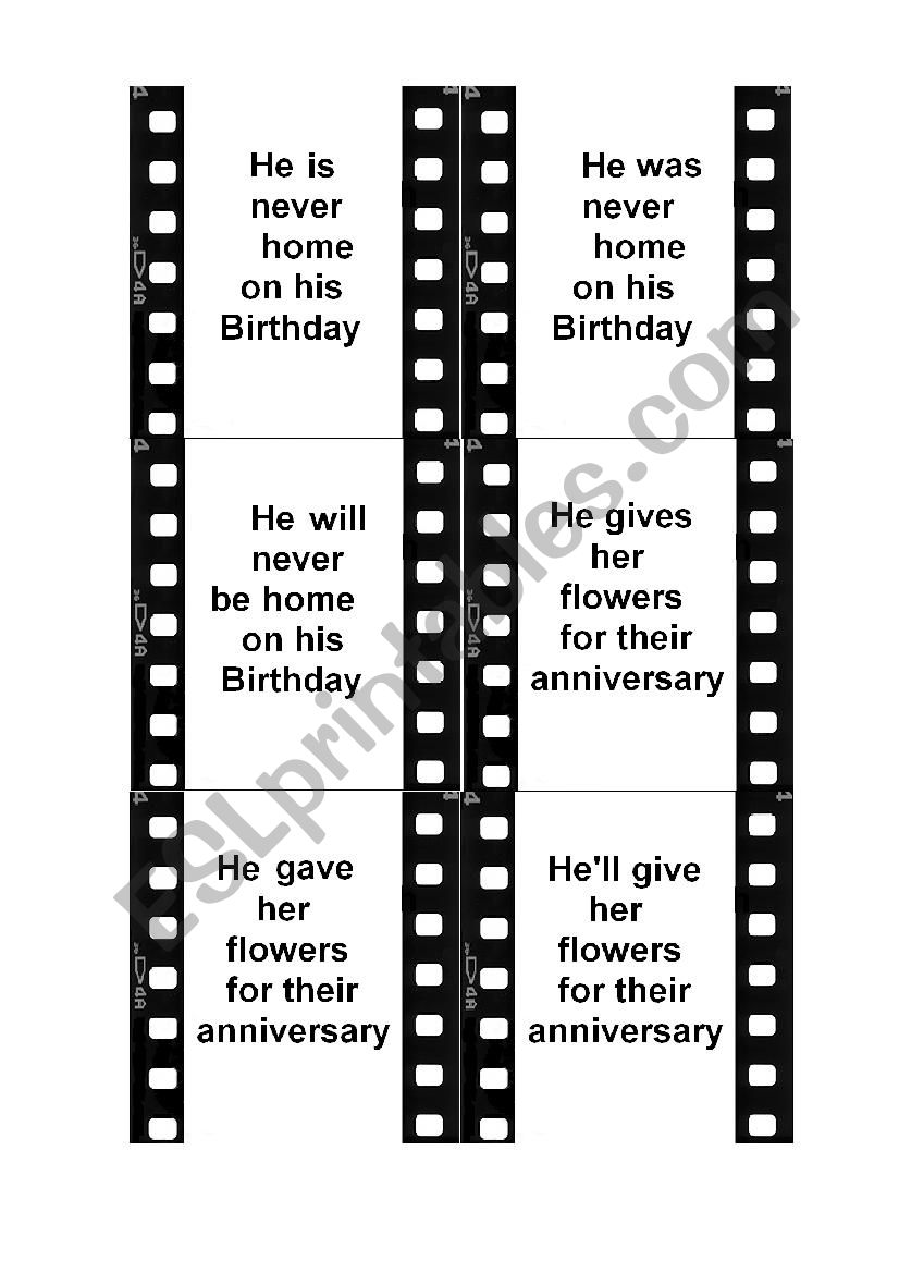 All Simple Tenses Game part 2/6