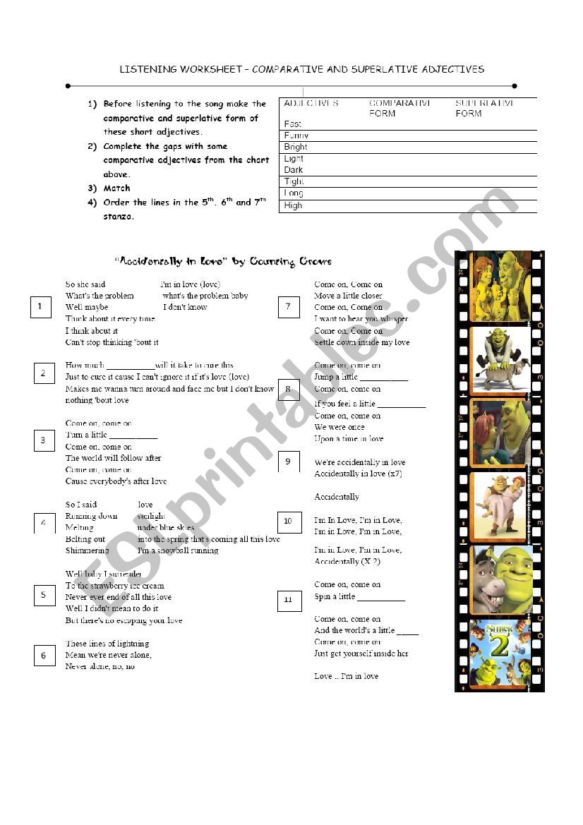 Comparative and Superlative Adjectives