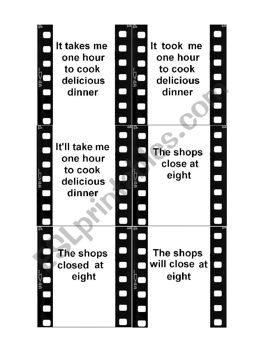 All Simple Tenses Game part 6/6