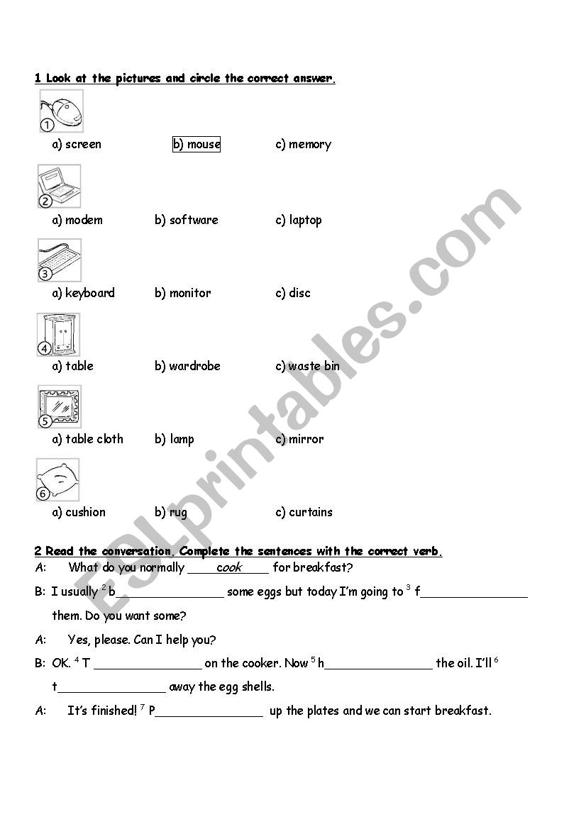 revision worksheet 3rd year worksheet