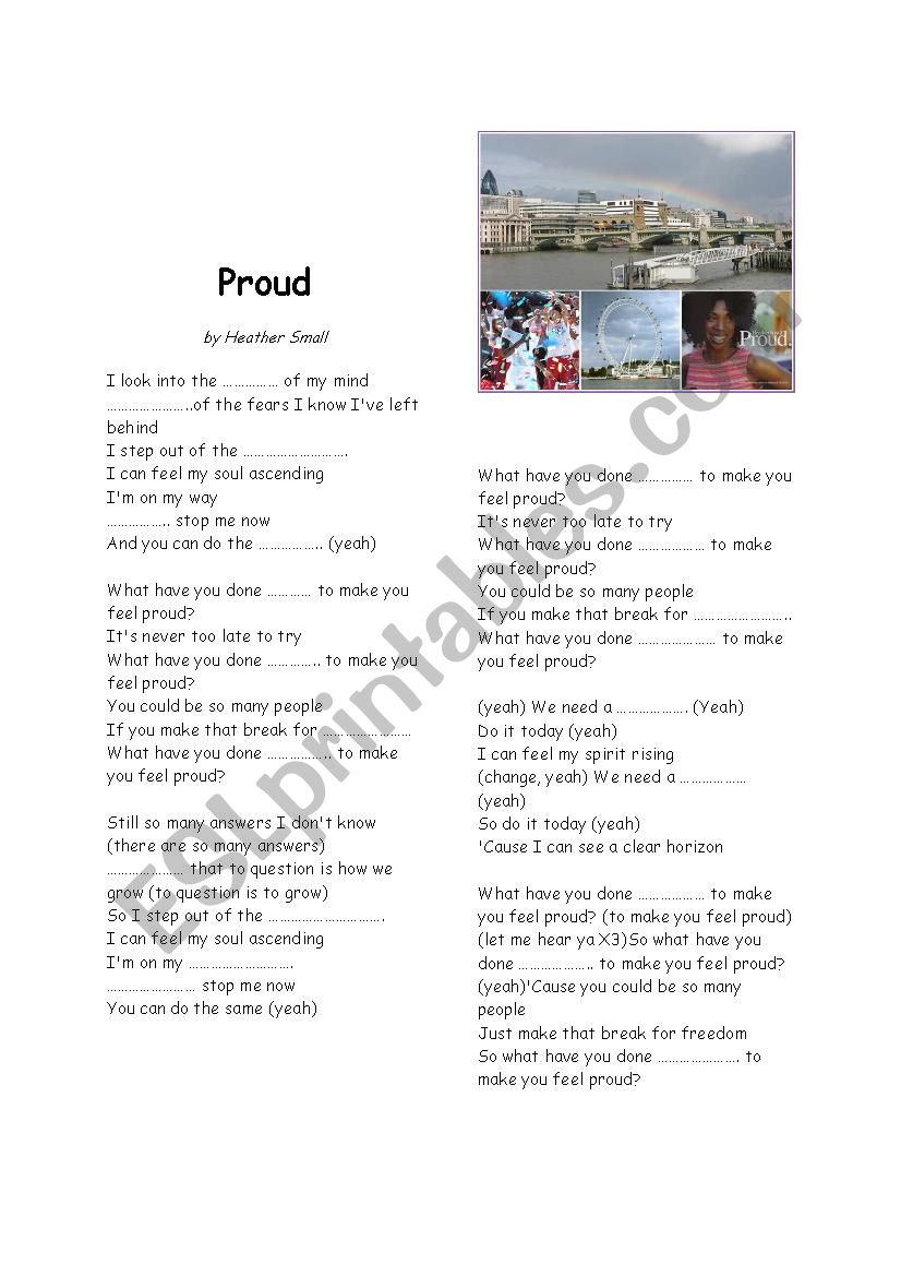 Proud by Heather Small , 2012 Olympics