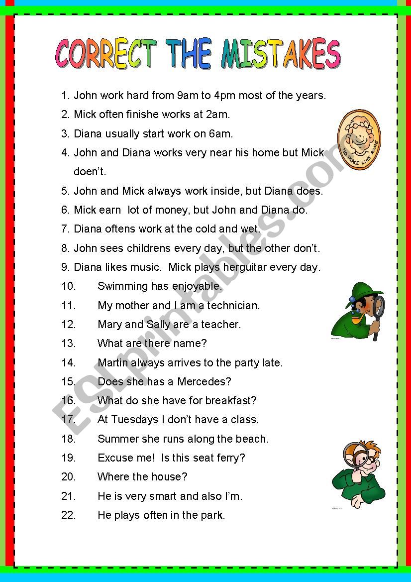 correct-the-mistakes-esl-worksheet-by-giovanni