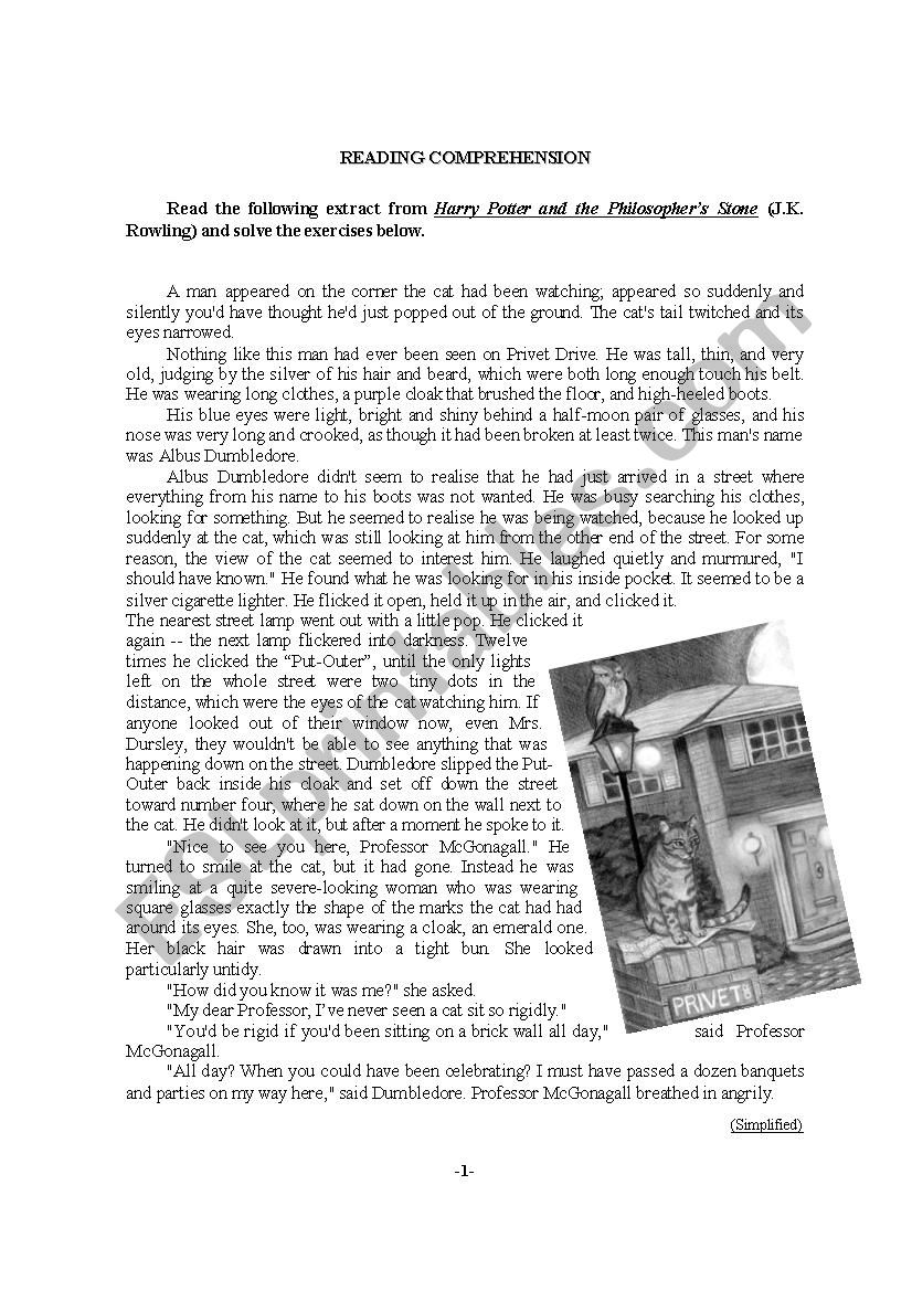 harry-potter-reading-comprehension-esl-worksheet-by-noepas