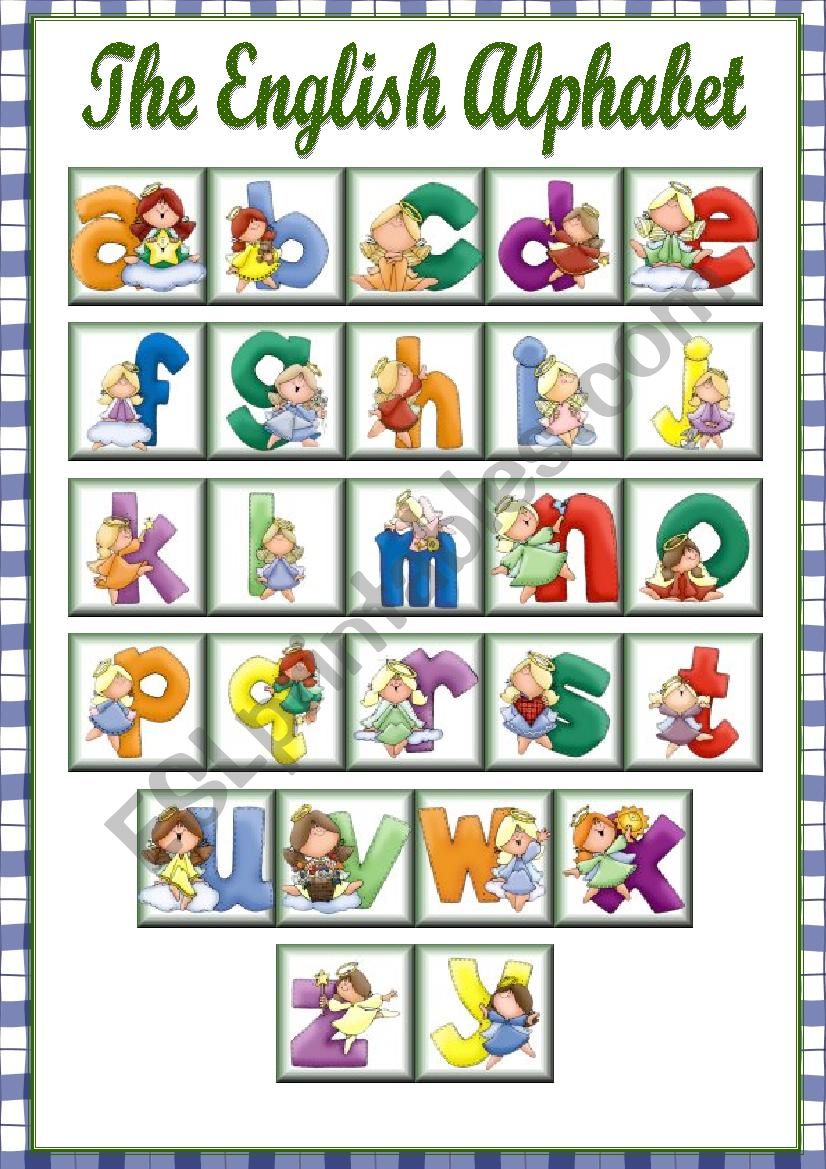 The English Alphabet worksheet