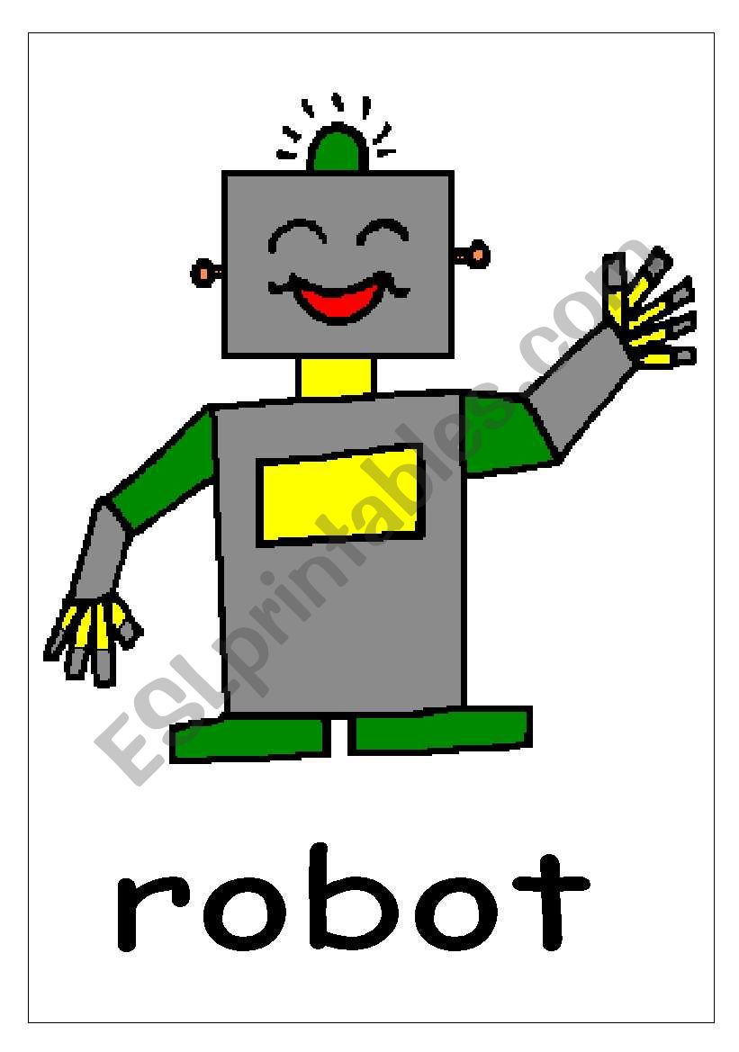 robot worksheet