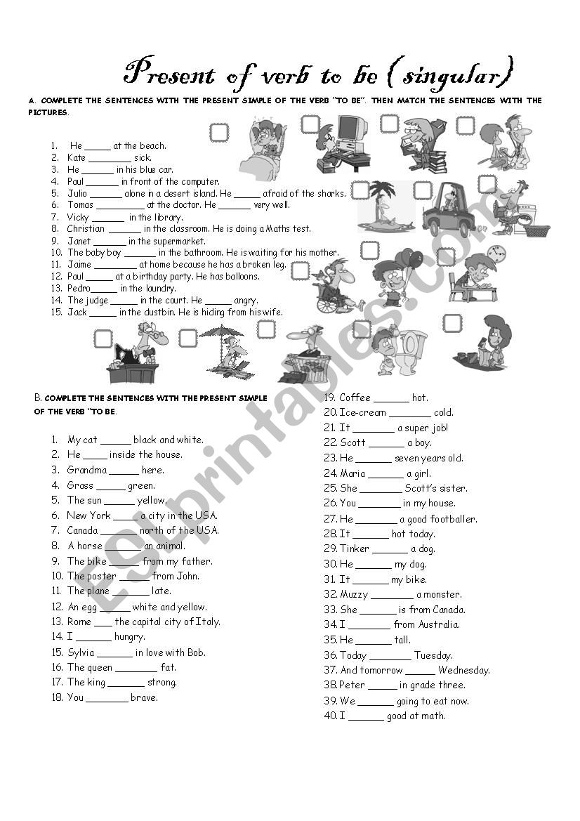 Present of verb 