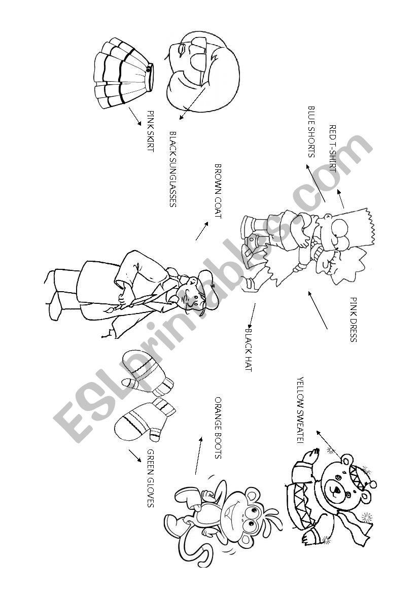 Clothes worksheet