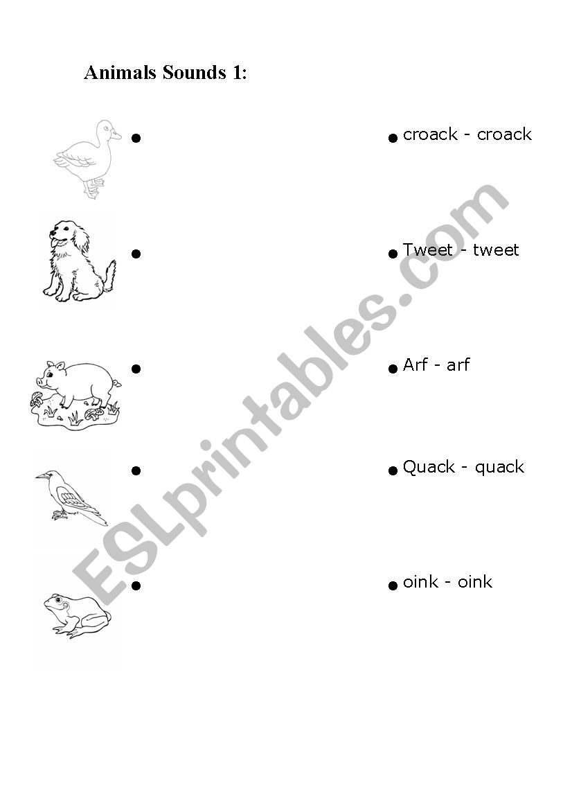 sound worksheet