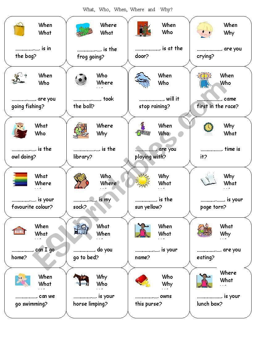 Working With Words worksheet