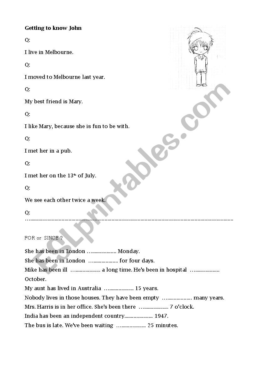 Asking questions - ESL worksheet by kace