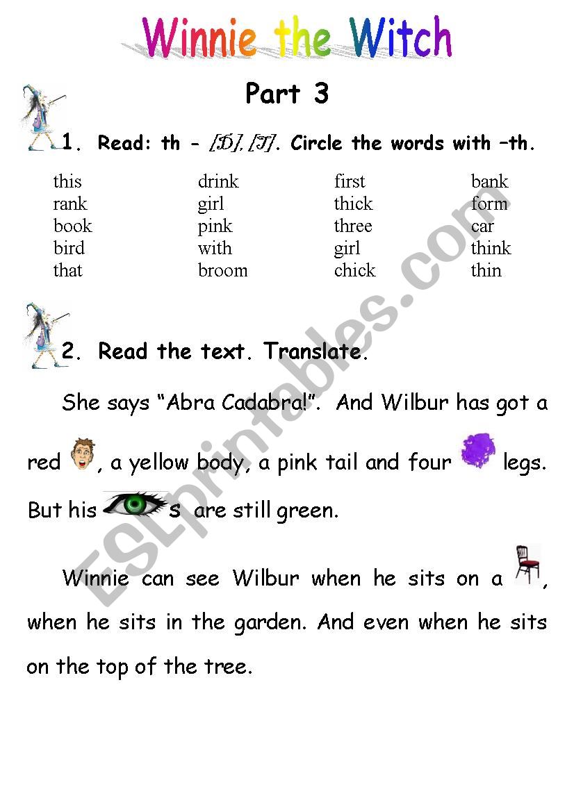 Winnie the Witch - Reading - Part 3