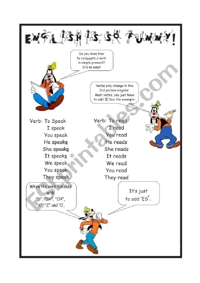 Verbs Conjugation worksheet