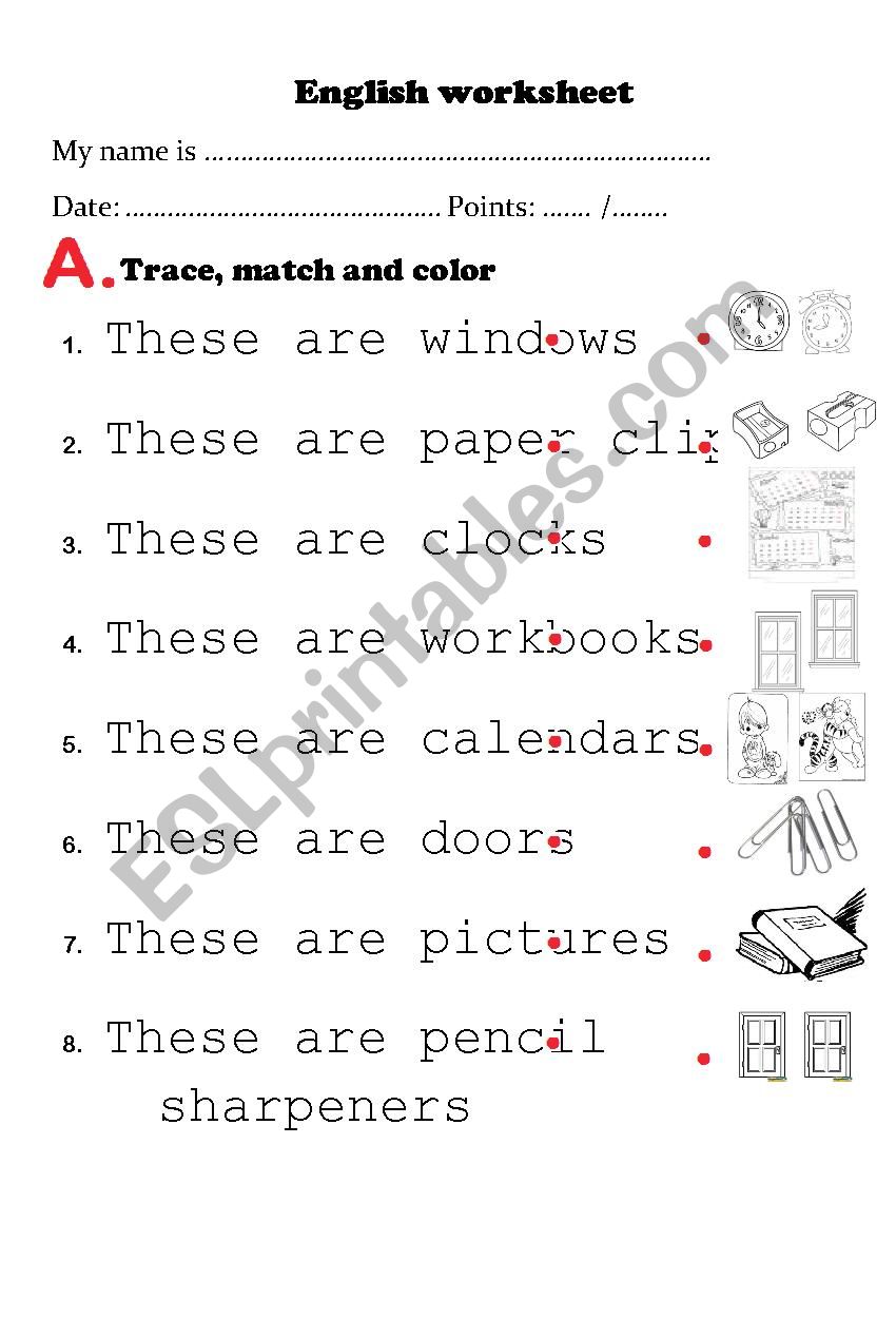 Plural Nouns worksheet