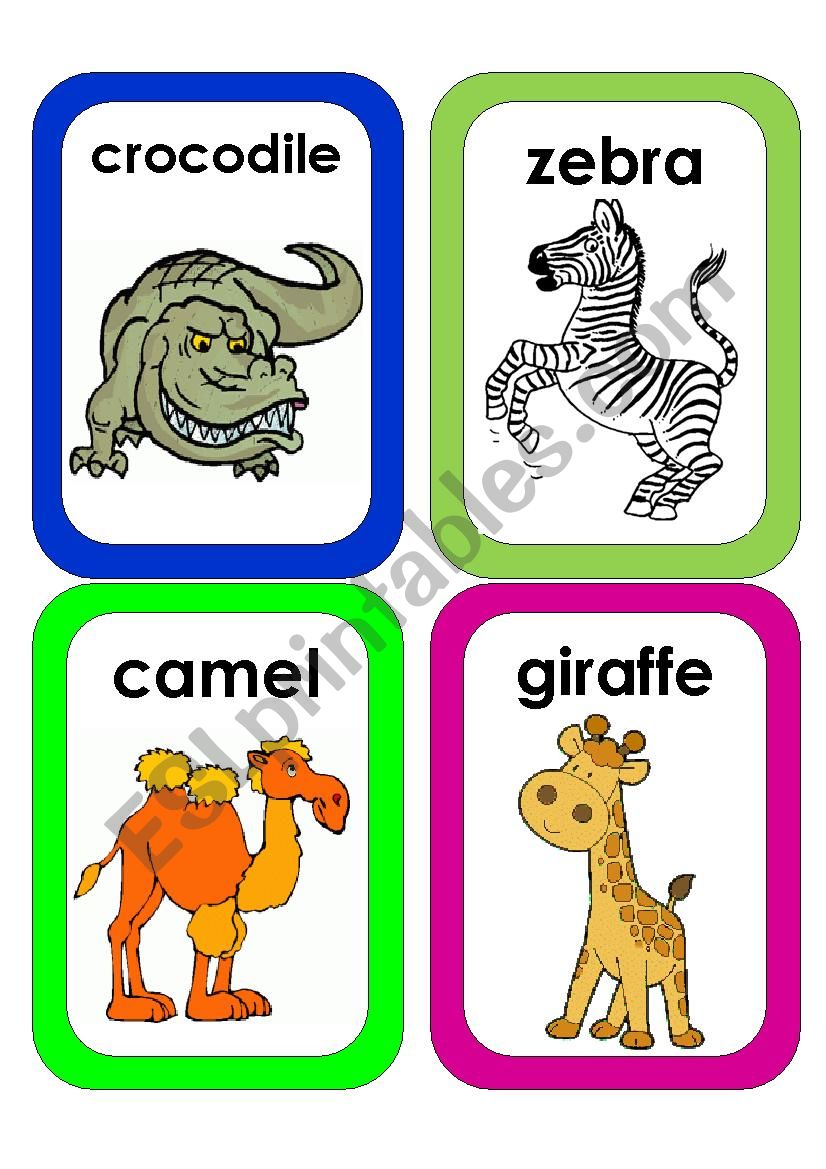 wild-animals-flash-cards-2-esl-worksheet-by-miguel-pz